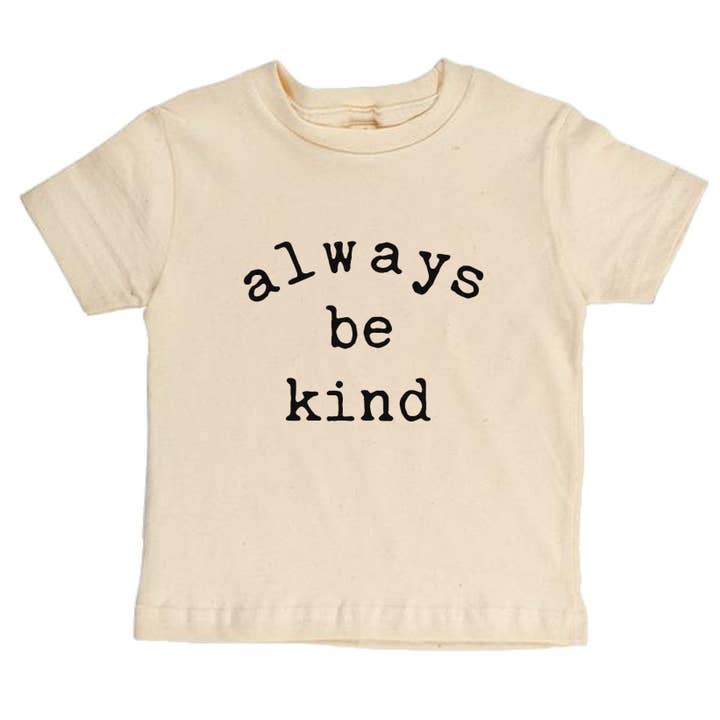 Camiseta orgánica de manga corta «Always Be Kind» para venta al por mayor de House Of Luna
