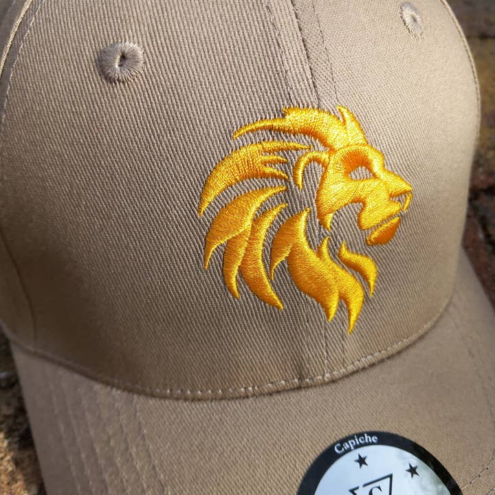 Capiche - Wholesale Baseball Cap - Men's - Lion Curved Baseball Cap - Beige5