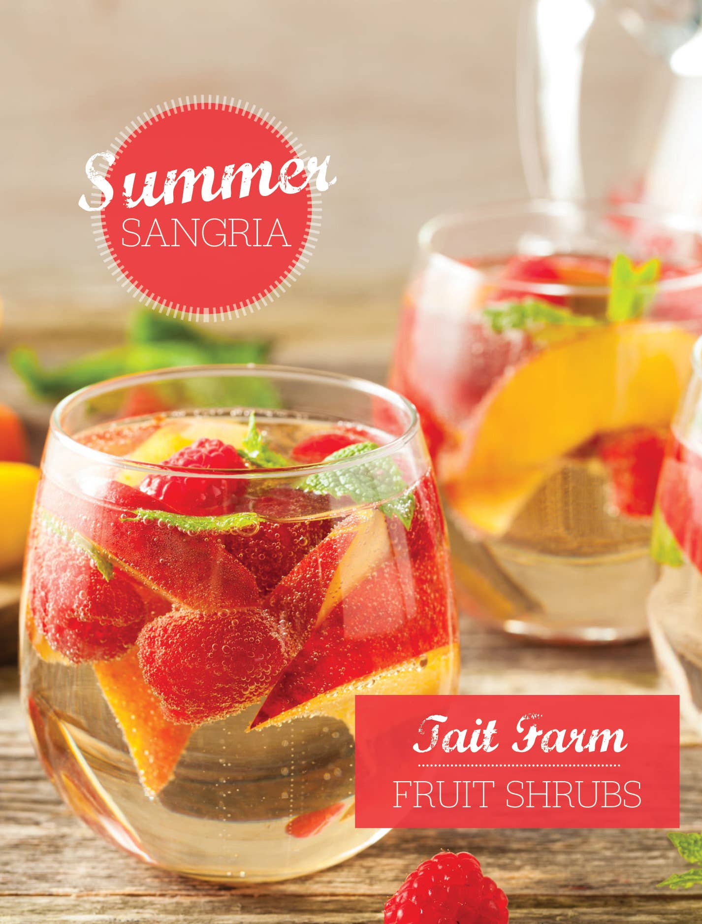 Tait Farm Foods - Vente Mélange/sirop pour cocktails - Pêche Arbuste3