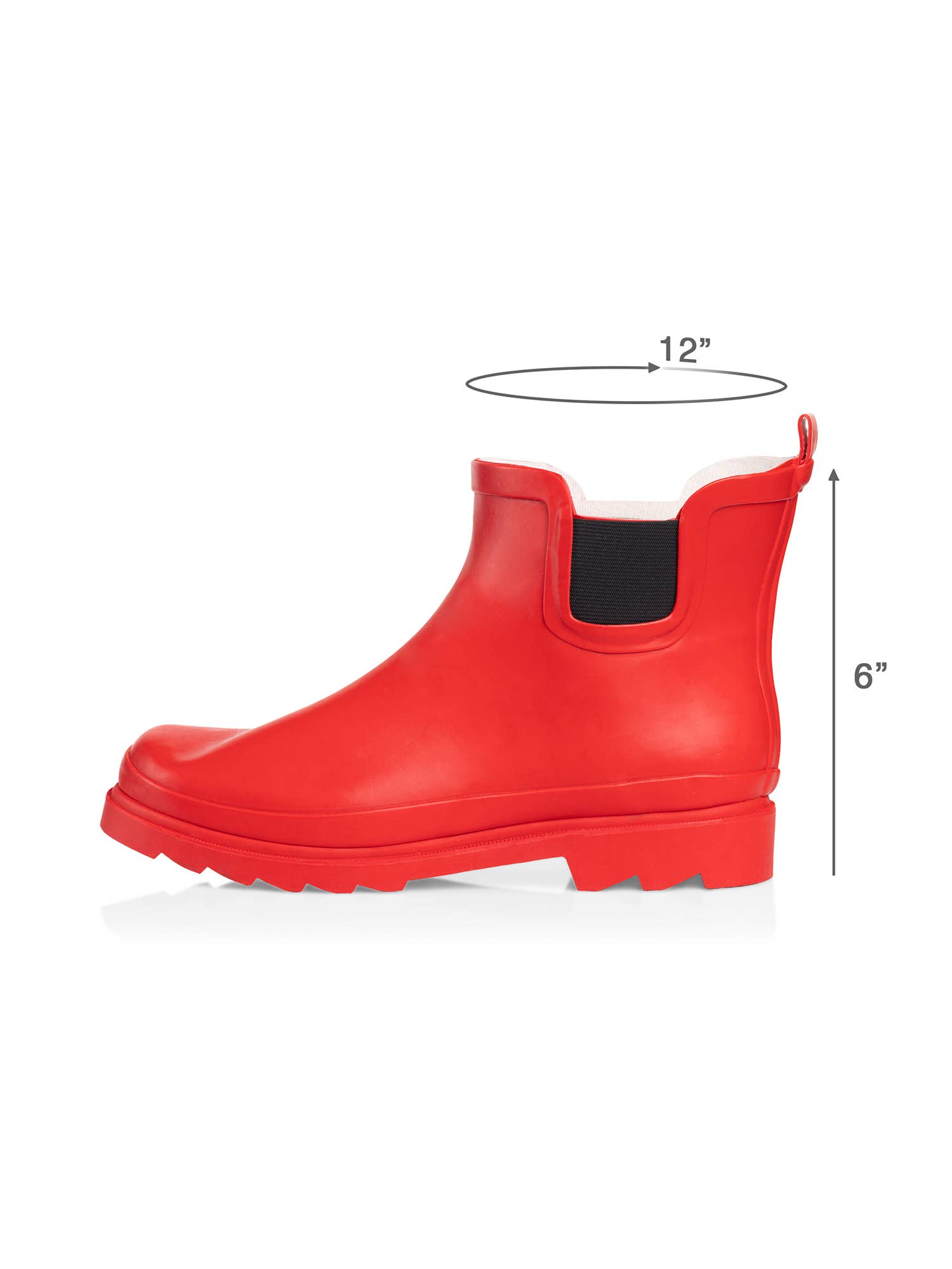 Eastern Off Price – wholesale Regnstövlar - Dam – NORTY Womens 6" Ankle Rain Boots 41810 Röd Matt2