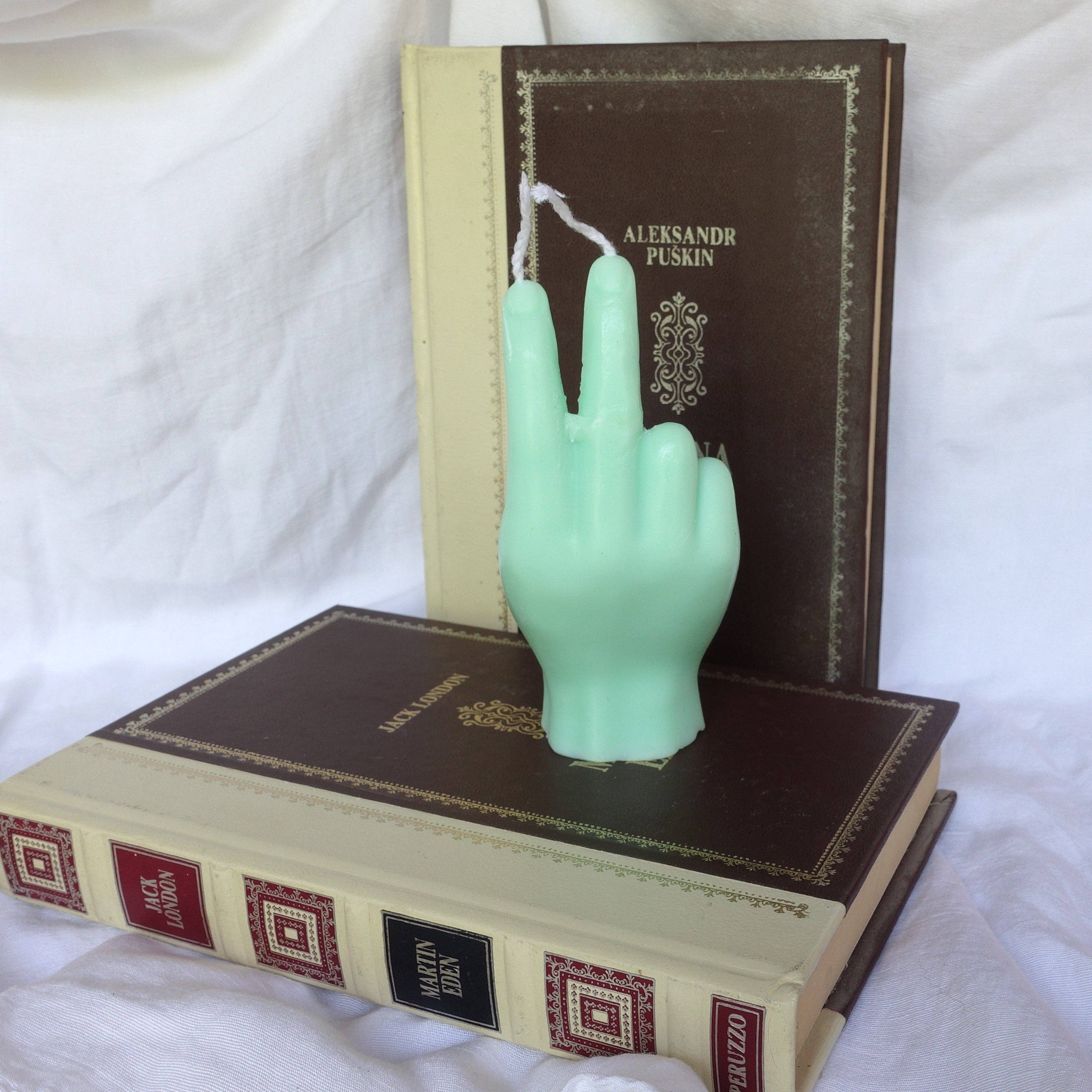 Daemon srls - Vendita all'ingrosso Candele regalo - Candela a forma di mano Ursula ~ Peace ~3