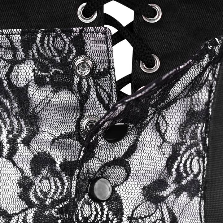 Miss Leather - Wholesale Corset - Women's - Printed Mesh Corset Waist Belt - Womens Waist Cincher1