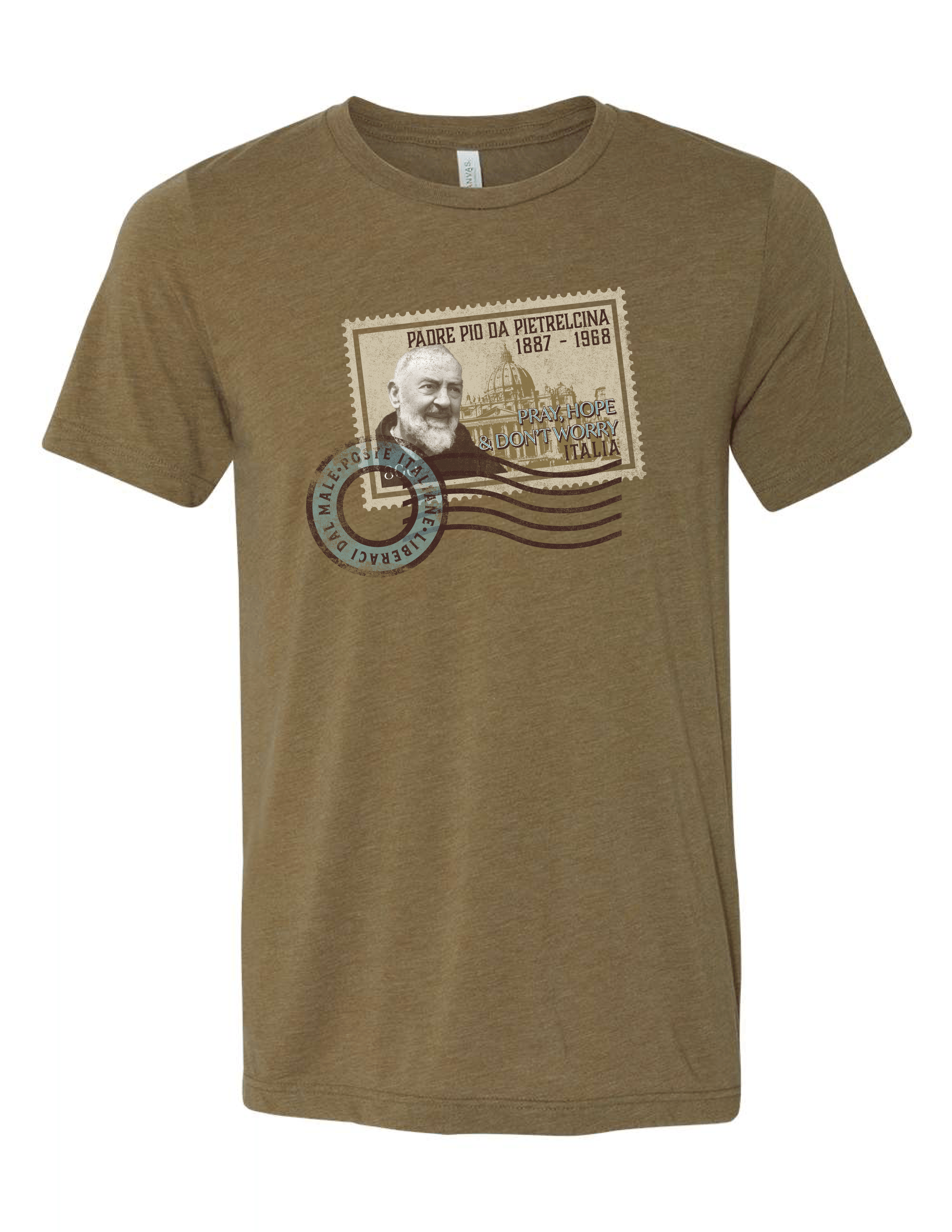 www.sweetvintagetees.com - Wholesale Screen Printed T-Shirt - Unisex - Padre Pio of Pietrelcina | Vintage Unisex Shirt0