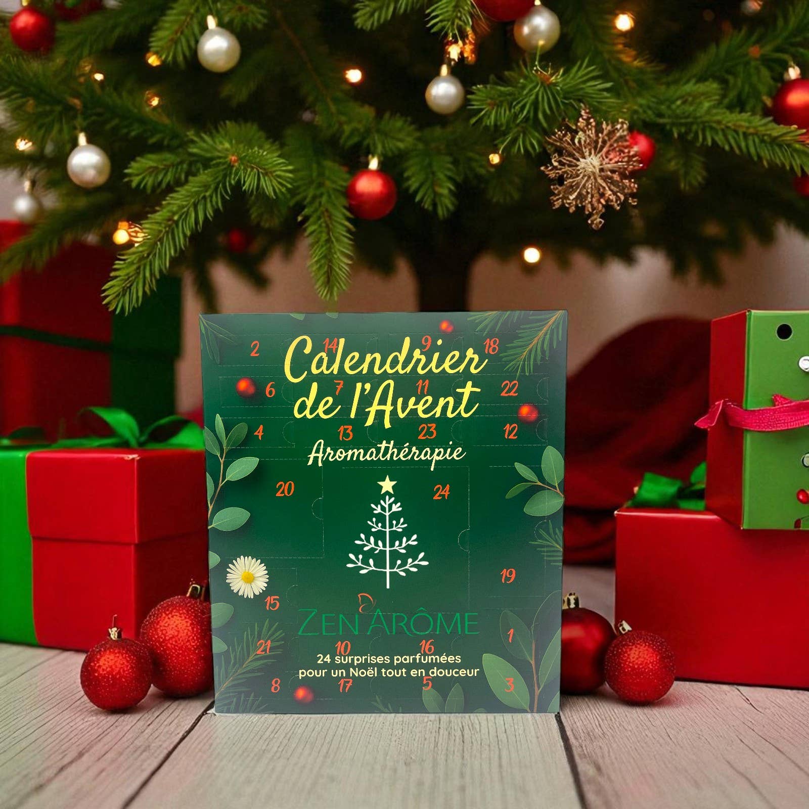 Zen'Arôme - Wholesale Advent calendar - Aromatherapy Advent Calendar – 24 Days of Well-Being11
