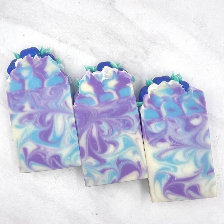 Huckleberry Harvest Handmade Soap for wholesale by Inspiration Soap Co.