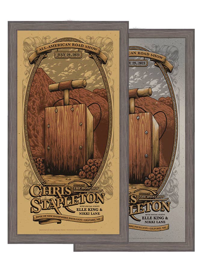 Chris Stapleton | Gilford, New Hampshire #2 para venta al por mayor de Half Hazard Press