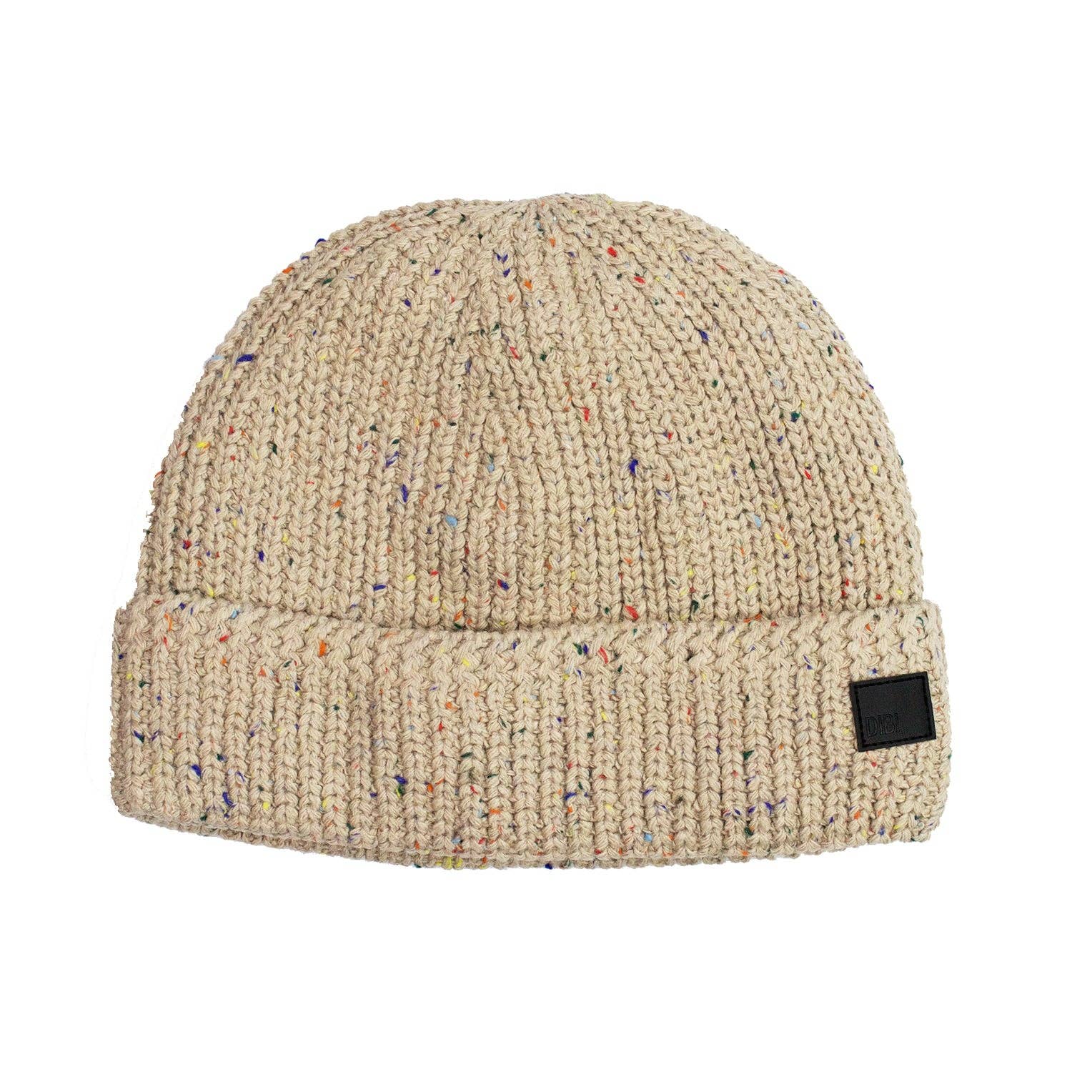 DIBI - Wholesale Beanie - Women's - Beige Donegal Cable Knit Fur Lined Beanie0