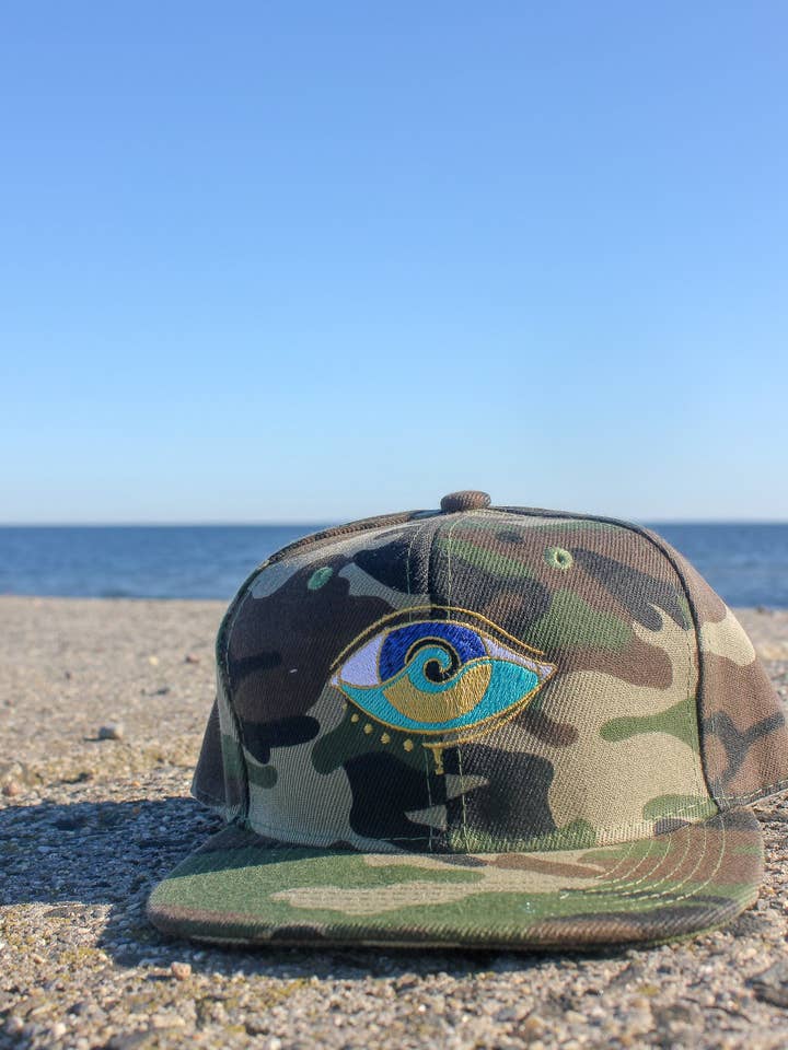 Camuflaje Seanoe Snapback para venta al por mayor de SEA NO EVIL