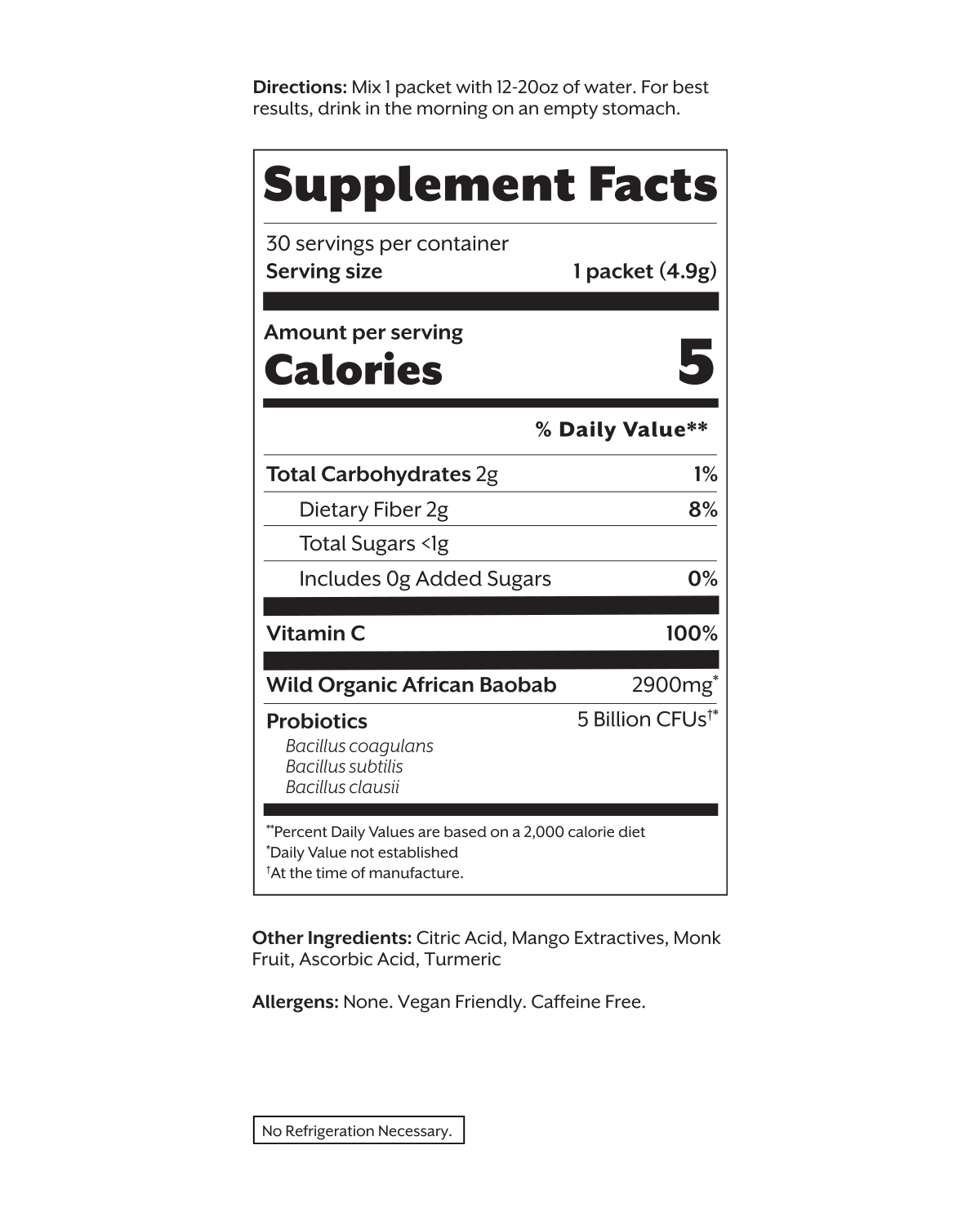 Promix - Wholesale Drink Mix - Debloat Mango1