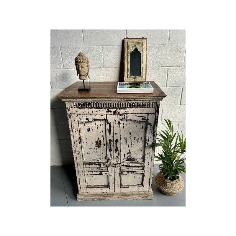 Paloma Black (Casa Natura Design, S.L.) - Wholesale Cabinet - Beautiful Vintage Wood Cabinet With 2 Doors4