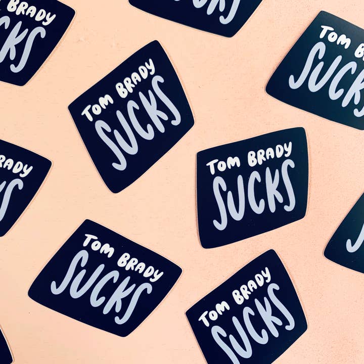 Tom Brady Sucks Vinyl-Aufkleber, letzte Chance, Stocking Stuffer, Weihnachtsgeschenk für den Großhandel von Your Gal Kiwi