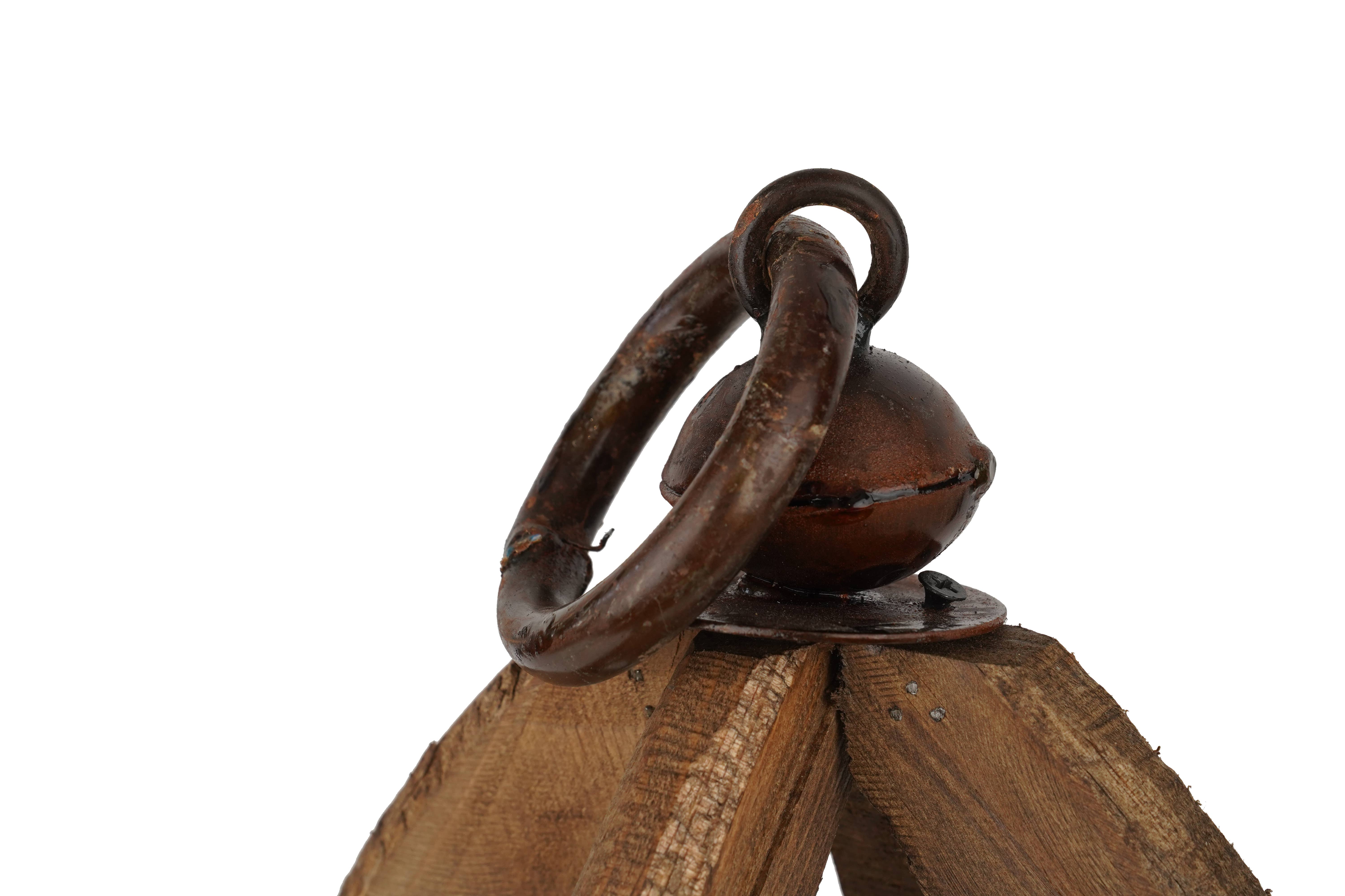 My Amigos Imports - Wholesale Lantern - Mesa Trails Wood and  Iron Lantern-8x8x22 inches-5 Colors12