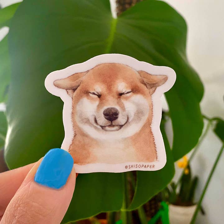 Shiso Paper - Vendita all'ingrosso Adesivo - Adesivo in vinile Shiba Inu Airplane Ears