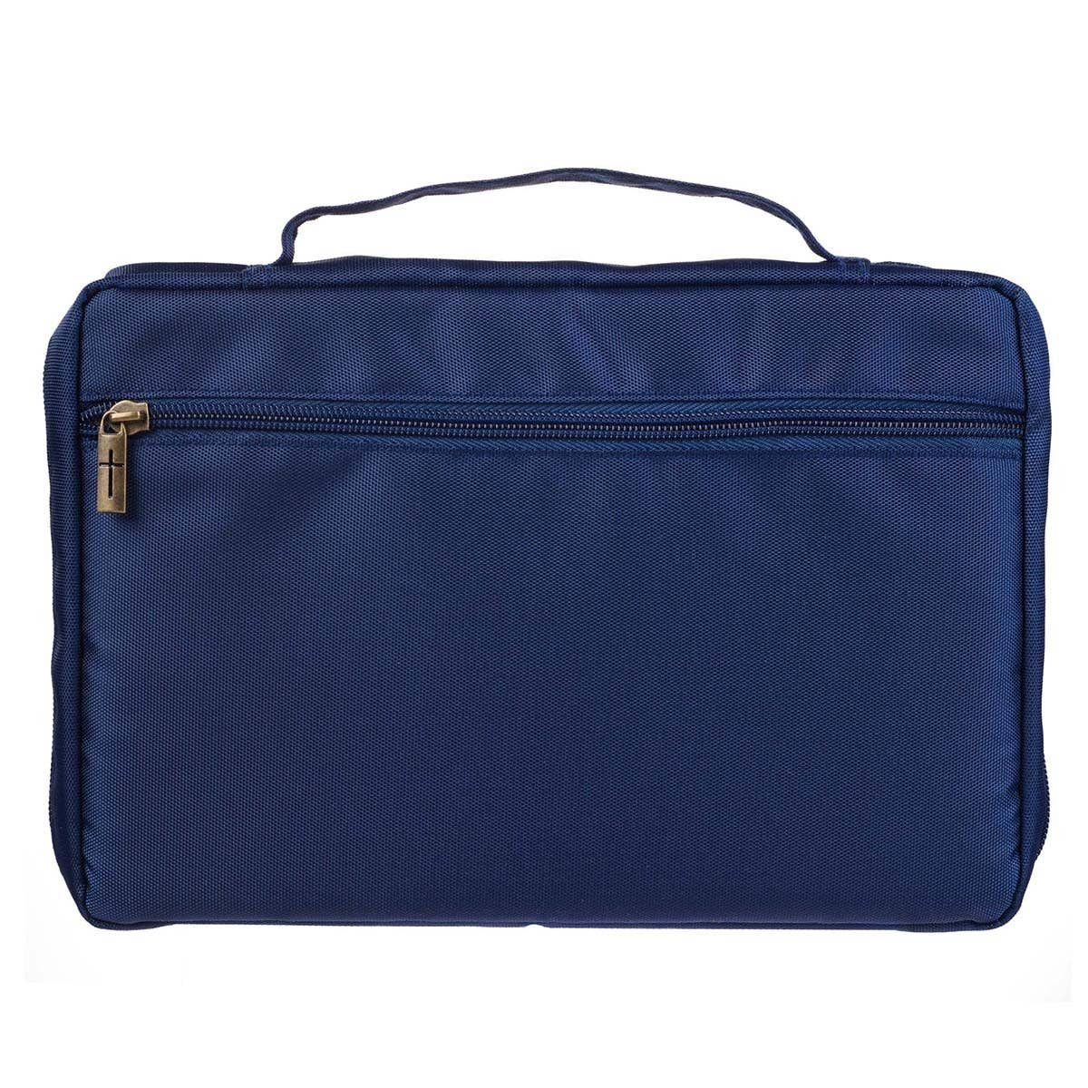 Christian Art Gifts - Wholesale Bible Cover - Bible Cover Value Navy/Floral Printed Everything Beautiful1