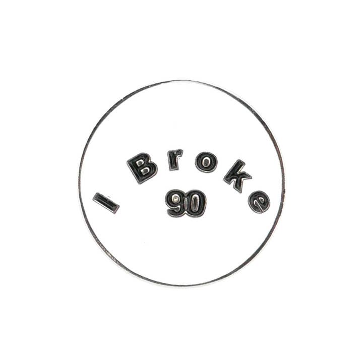 I Broke 90 Ball Marker for wholesale by Ballmarkers.com