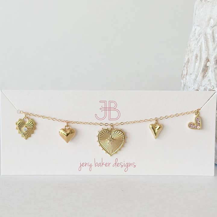 Melissa Charm Necklace for wholesale by Jeny Baker Designs