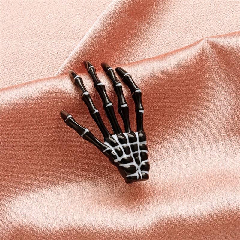 SALINA TRADING INC - Wholesale Hair Clip - Women's - Women Fashion Exaggerated Gothic Skull Hand Bone Blood Clip11