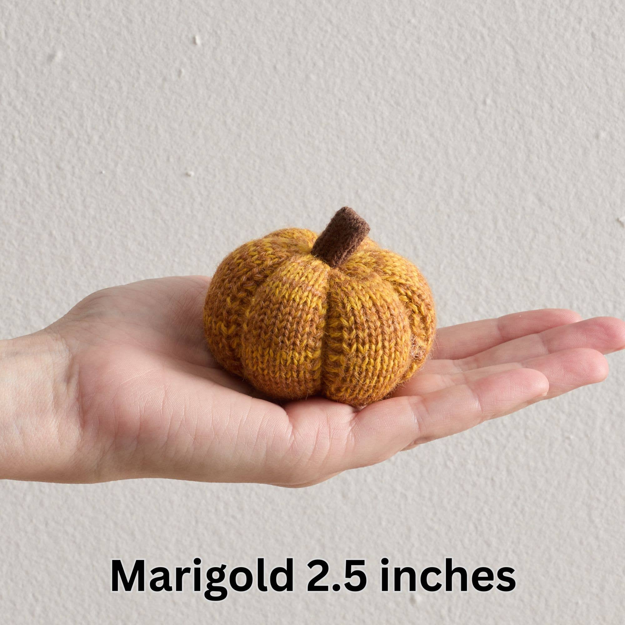 Your Heart's Content - Wholesale Decorative Tabletop Object - Cozy Pumpkins, Variegated Knit Yarn Colors, Handcrafted Gift22