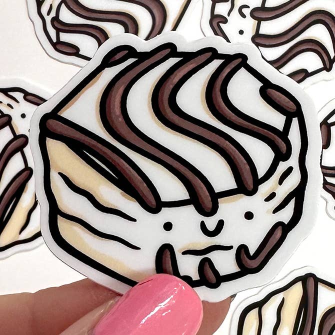 Mini-sticker met Zebra Treat voor wholesale door Shop Emily M
