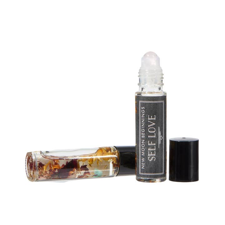 New Moon Beginnings - Wholesale Essential Oil Roll-On - Intention Roll on perfume, Essential Oil, Crystal Infused8