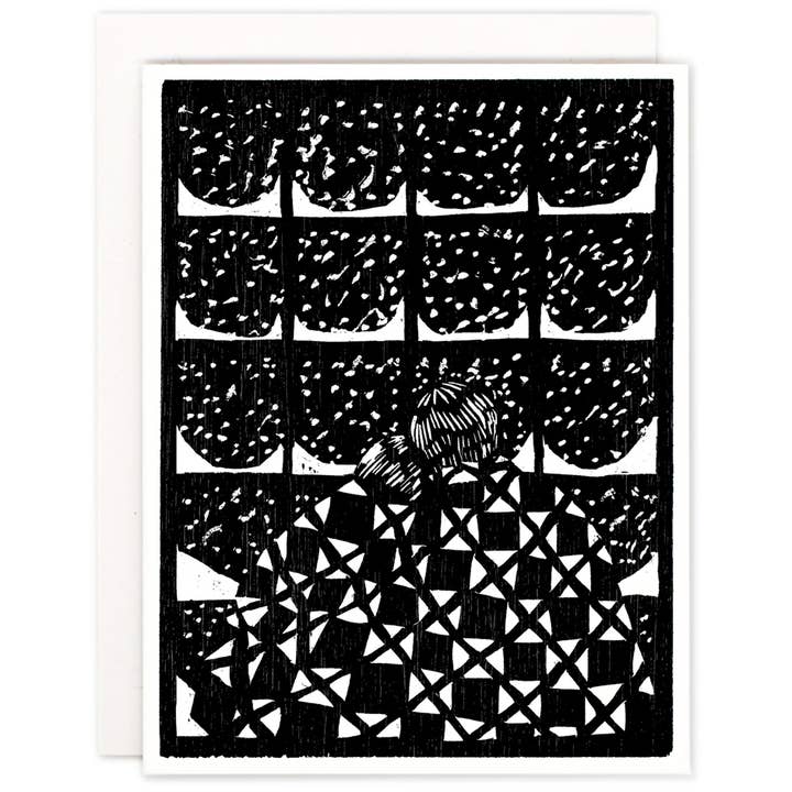 Lot de 6 cartes de vacances d'hiver The Snow Is Snowing pour la vente par Heartell Press