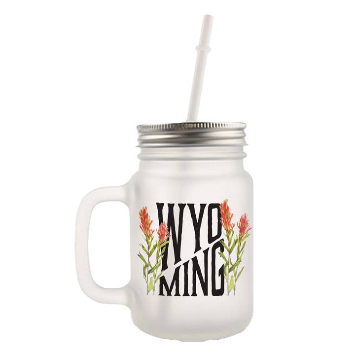 Pinceau indien Wyoming 12 oz en verre givré pour la vente par This Joyful Home