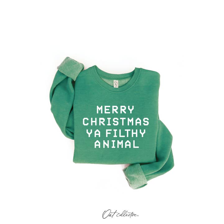 MERRY CHRISTMAS YA FILTHY ANIMAL Graphic Sweatshirt and other Purchase Wholesale filthy. Free Returns & Net 60 Terms on Faire trending on Faire.