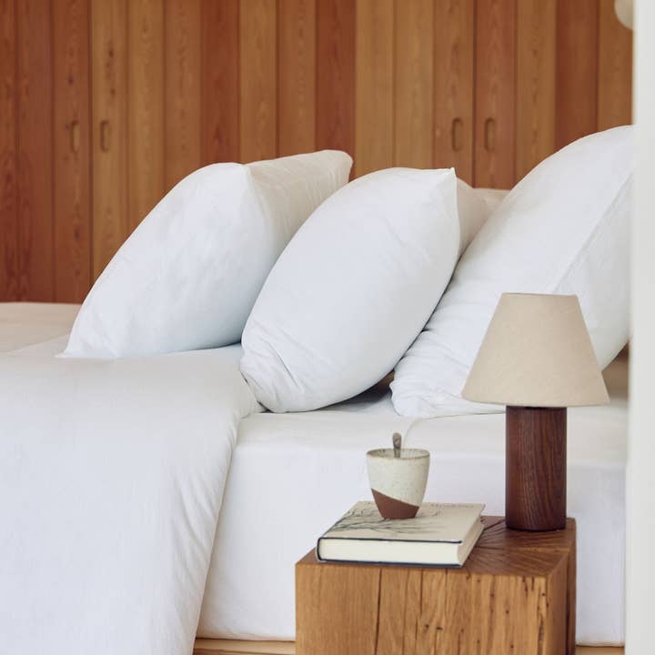 Torres Novas - Wholesale Duvet Cover - Roupa de Cama de Algodão Lavado Branco Tavira2