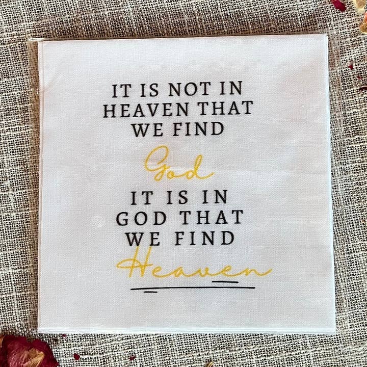 Inspirational Christian Quote Quilt Square for wholesale by Carlson Homestead Quilting