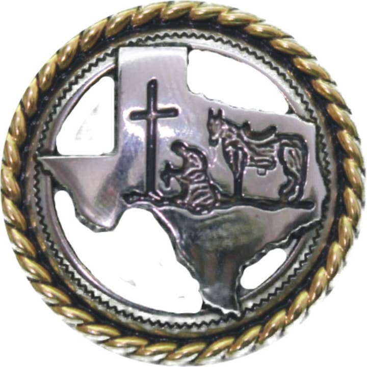 Cowboy che prega 1,25" per la vendita all'ingrosso da parte di Rustic Iron Store