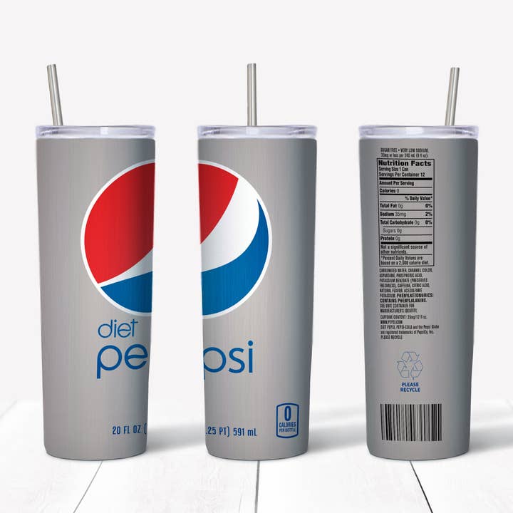 Diet Pepsi 20oz rak tumlaröverföring för wholesale av Rustic Pineapple