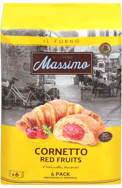Hudson Meat Company - Wholesale Bread/Tortilla - CROISSANT W/ RED FRUIT     -     MASSIMO0