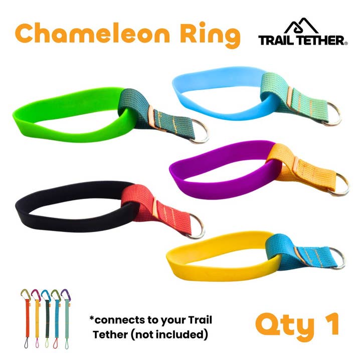 Chameleon Ring - Silicone Band Connector for Trail Tether for wholesale by Trail Tether