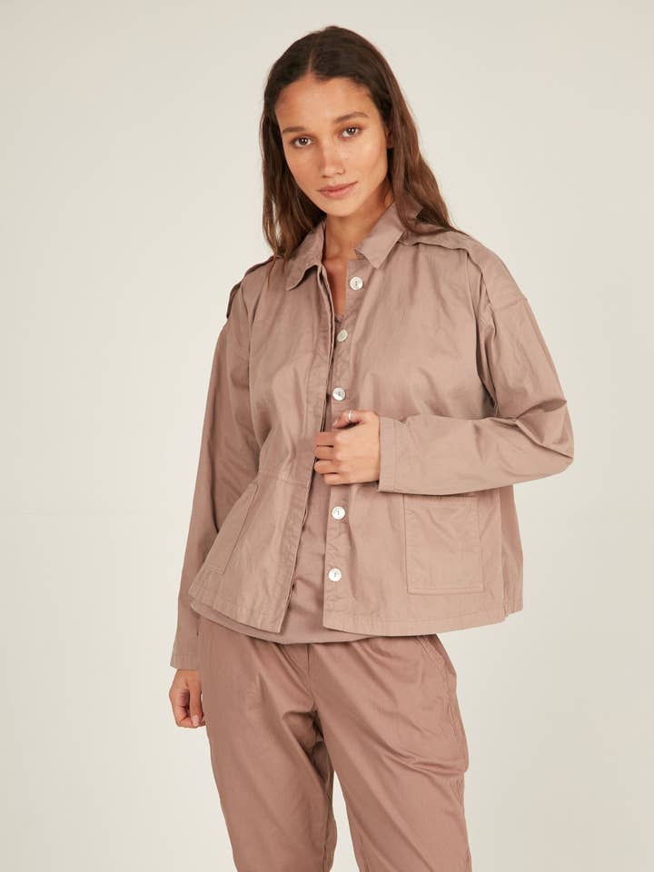 FOXI JACKET - MUSHROOM for wholesale by Primness