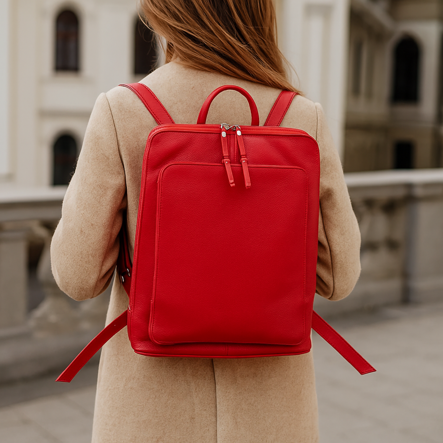 Hides – wholesale Ryggsäck - Unisex – Klassisk damläderryggsäck15