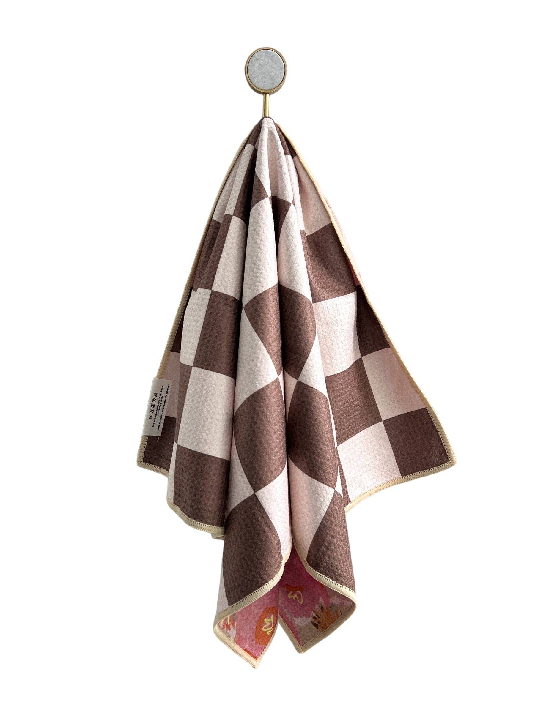 Creme/Brun Reeds: Vendbar håndklæde for engroshandel på Faire6