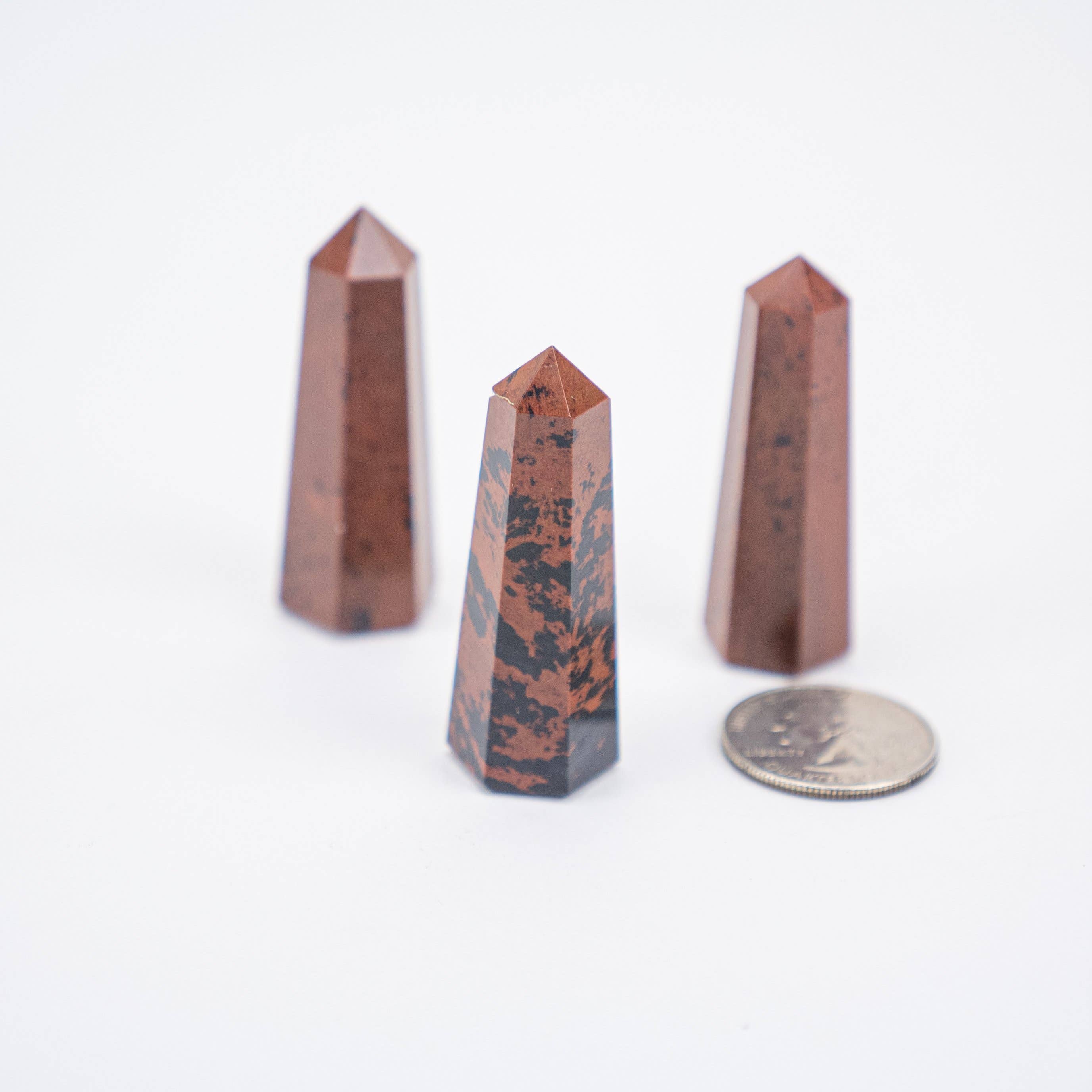 Pelham Grayson Rose - Wholesale Spiritual Stone/Crystal - Tapered Obelisk | Standing Point10
