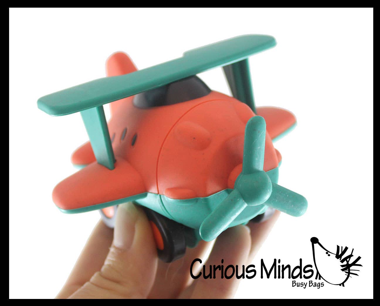 Curious Minds Toys - Vente Avion miniature – enfant - 1 petit hélicoptère en forme d'avion - Blé compostable écologique7
