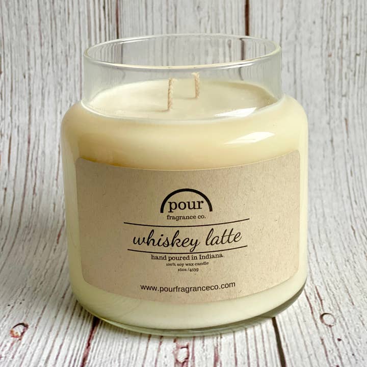 Whiskey Latte Large for wholesale by Pour Fragrance Co.