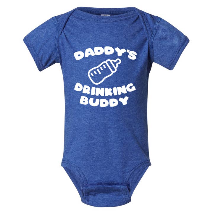 Daddy's Drinking Buddy Einteiler für Baby/Kleinkind für den Großhandel von Wi-Wear
