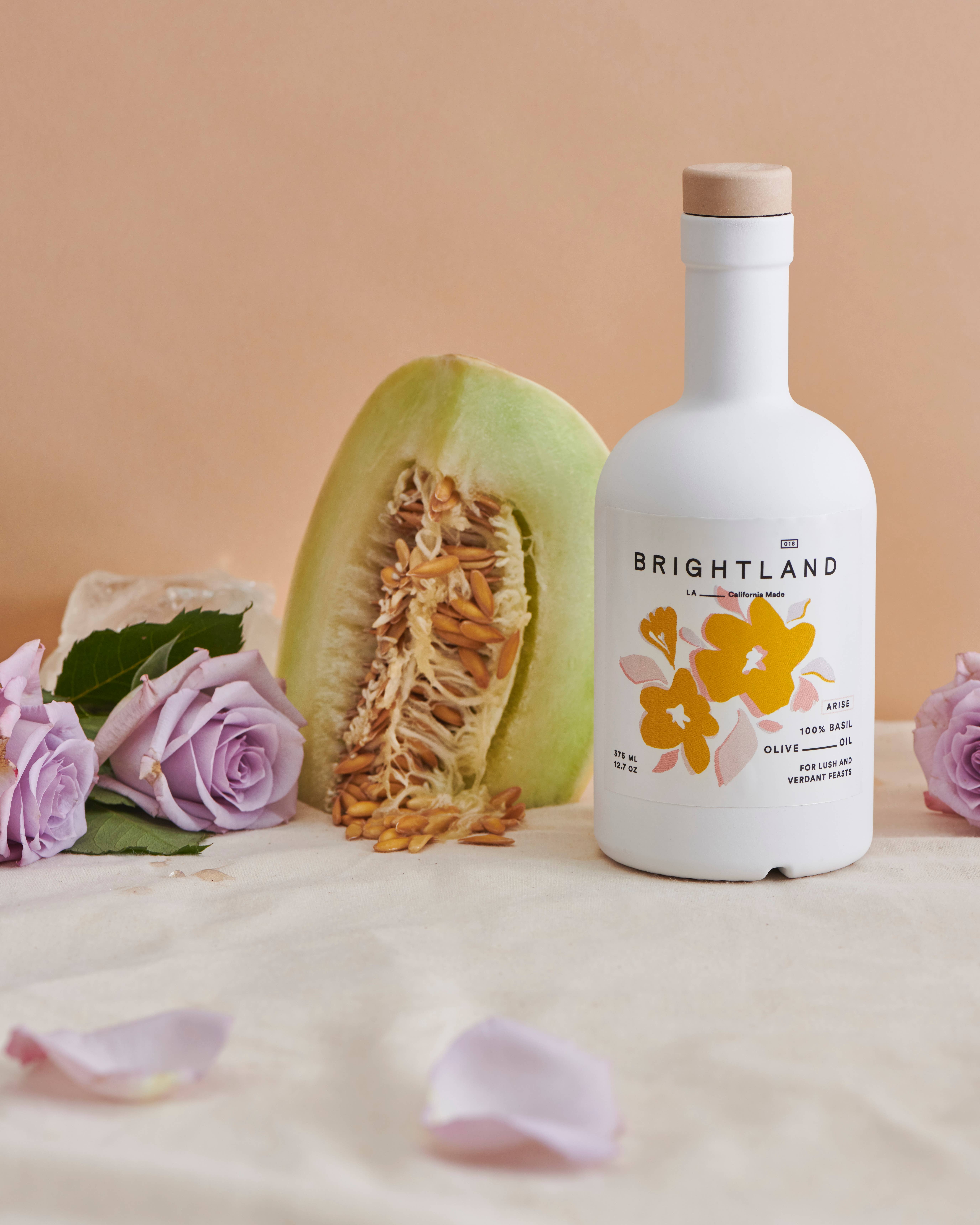 Brightland - Wholesale Olive Oil - ARISE Basil Flavored Olive Oil2