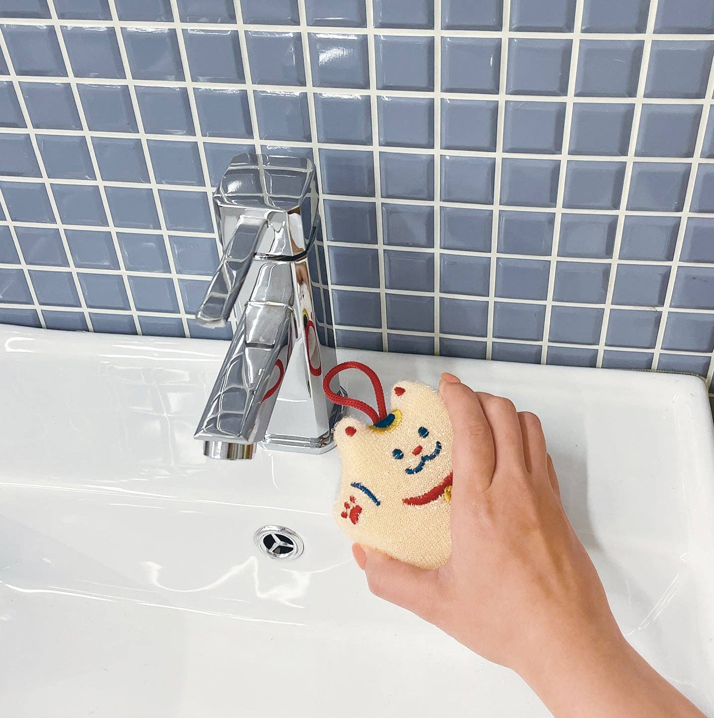 MinoCraft – Großhandel Reinigungsschwamm – Japanischer Küchenschwamm mit Glücksmotiv3