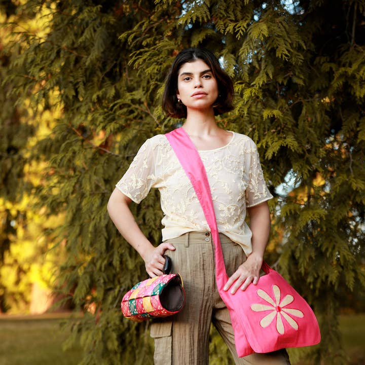 Fort the Label (previously Folk Fortune) - Wholesale Beach Bag - Rainbow Carved Coconut Beach Bag, coconut bag, coconut purse3