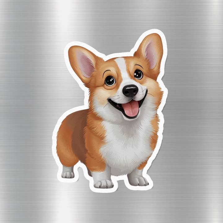 GraffMerch.com - Wholesale Sticker - Pembroke Welsh Corgi Dog Sticker