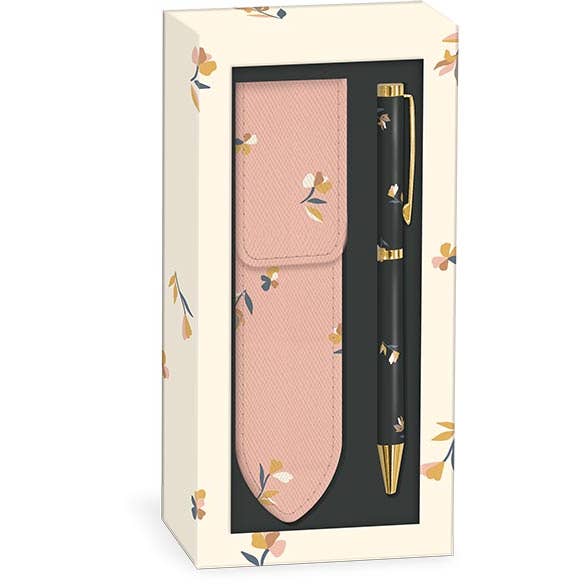Boxed Pen and Pouch Bloomscape Ditsy for wholesale by Lady Jayne