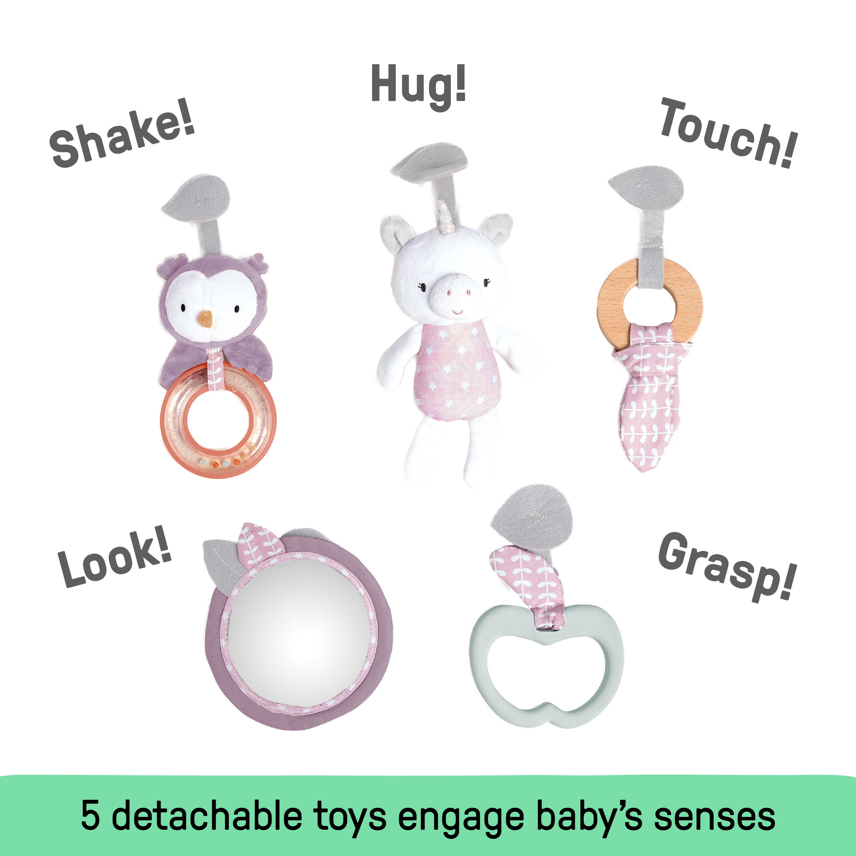 Ingenuity - Wholesale Play Mat - Kids & Baby - Ingenuity Cozy Spot Duvet Activity Gym, Machine Washable7