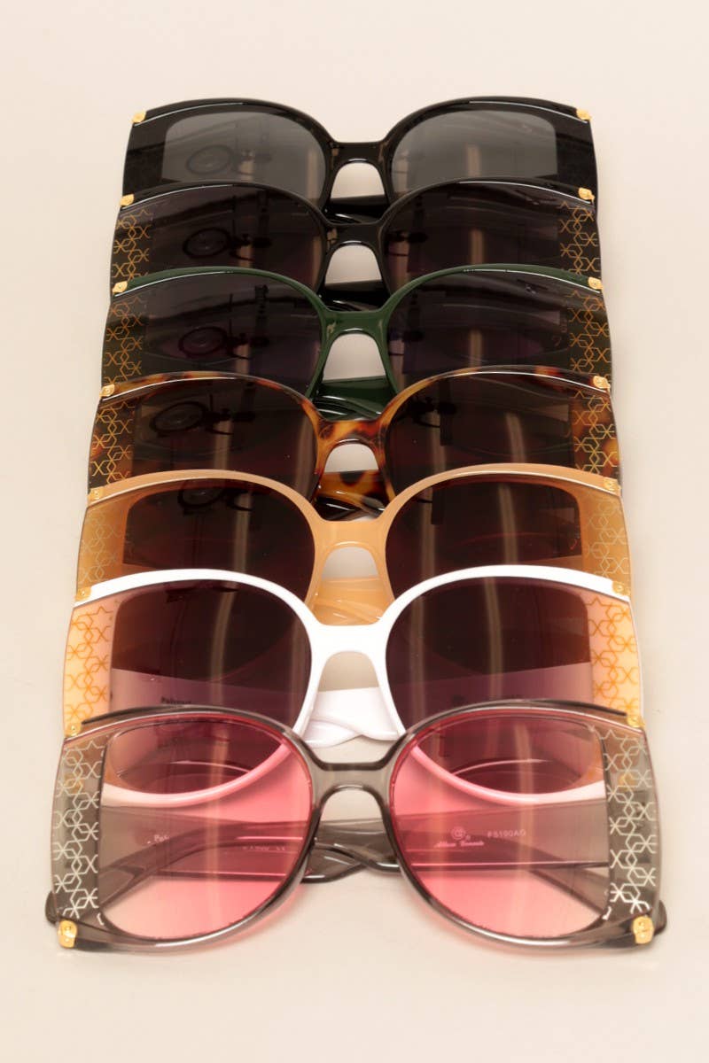  ASSORTED COLOR Women's Oversized Gradient Sunglasses for wholesale on Faire1
