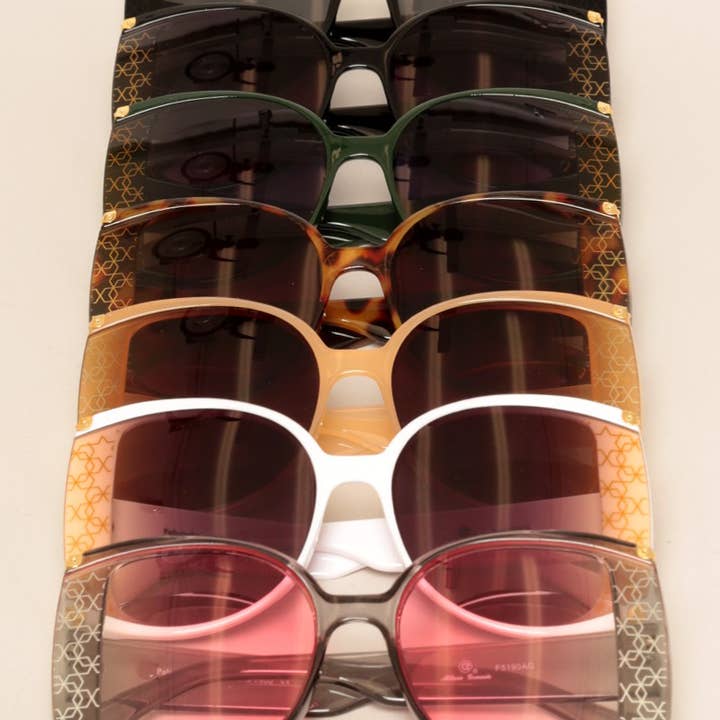 ASSORTED COLOR Women's Oversized Gradient Sunglasses for wholesale on Faire1