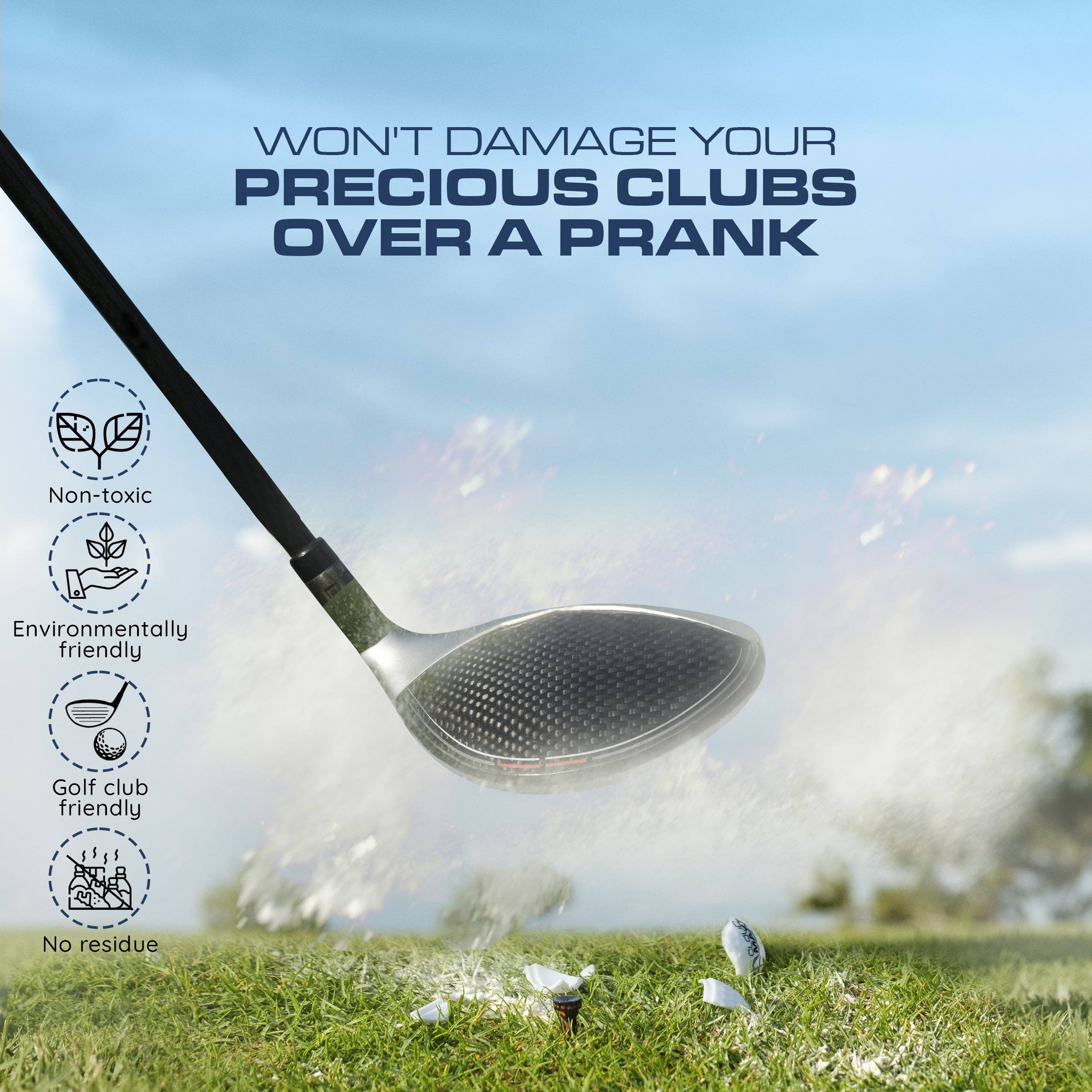 Smith Brands - Vente Cadeau amusant/original - Balles de golf CloudMaxx Prank - Balles de golf explosives amusantes5