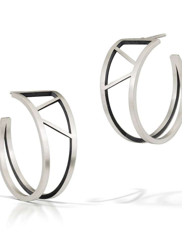 Tri-Shape Hoops for wholesale by Emily Shaffer Studio